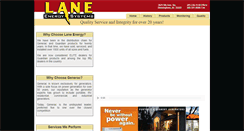 Desktop Screenshot of laneenergy.com